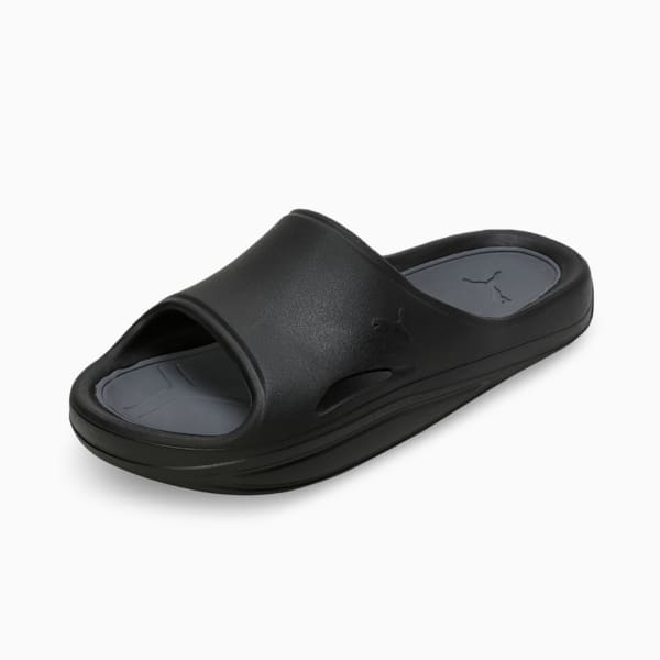 Lithen Injex Men's Slides, PUMA Black-Cool Dark Gray, extralarge-IND