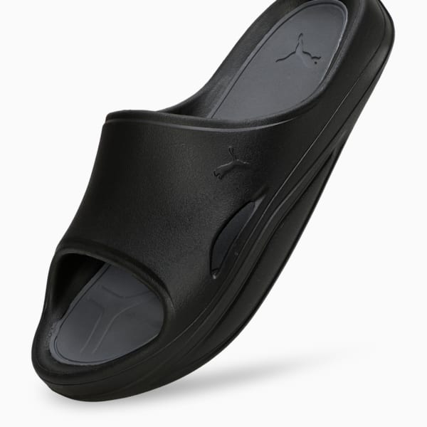 Lithen Injex Men's Slides, PUMA Black-Cool Dark Gray, extralarge-IND