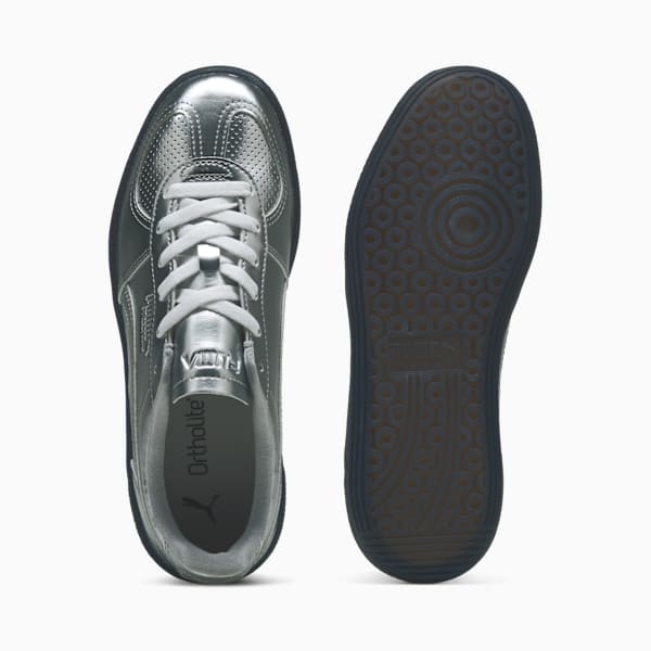 Tenis Palermo Astro Escape para mujer, PUMA Silver-PUMA Black, extralarge