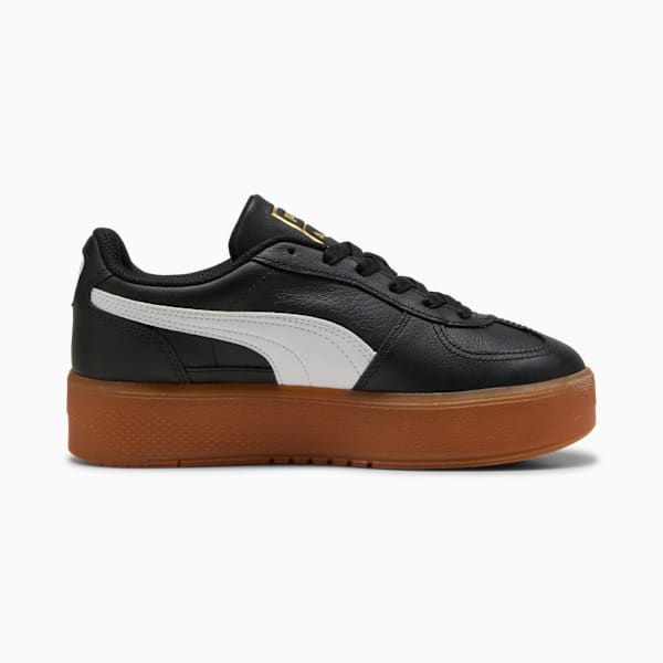 Palermo Elevata Leather Sneakers Women, PUMA Black-Gum, extralarge-GBR