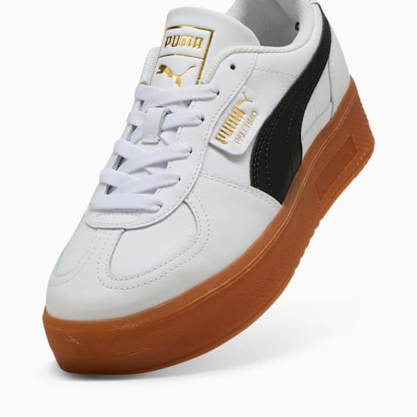 Palermo Elevata Leather Sneakers Women, PUMA White-Gum, extralarge-GBR