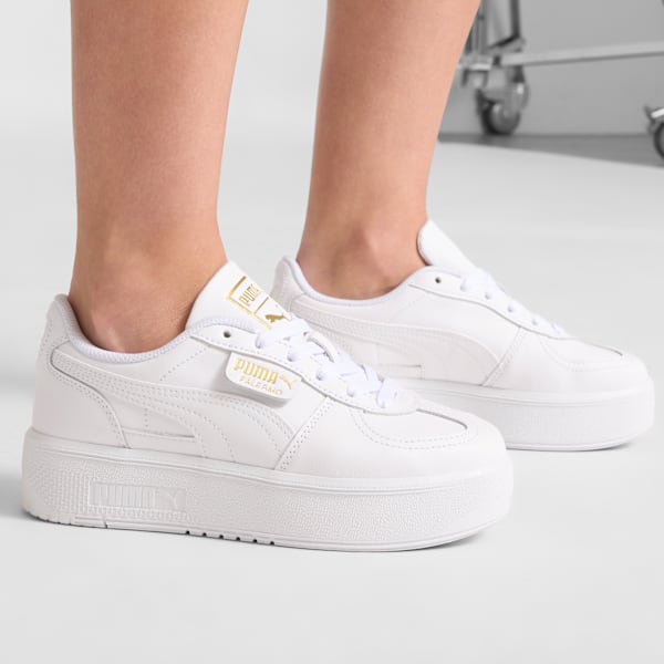 Palermo Elevata Lth Sneakers Women, PUMA White, extralarge