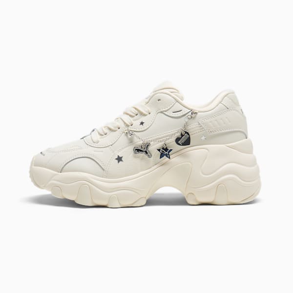 Sneakers Pulsar Wedge Chain Femme, Frosted Ivory-PUMA Silver, extralarge