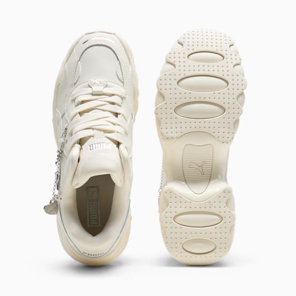 Pulsar Wedge Chain Women's Sneakers, Frosted Ivory-PUMA Silver, extralarge