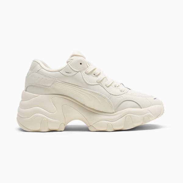 Pulsar Wedge Chain Women's Sneakers, Frosted Ivory-PUMA Silver, extralarge