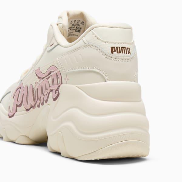 Tenis Pulsar Wedge Collegecore para mujer, Frosted Ivory-Whisp Of Pink-PUMA White, extralarge