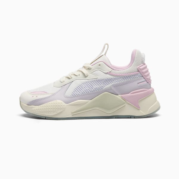 Zapatillas RS-X LNDSCP Altiplano para mujer, Warm White-Spring Lavender-Sedate Gray, extralarge