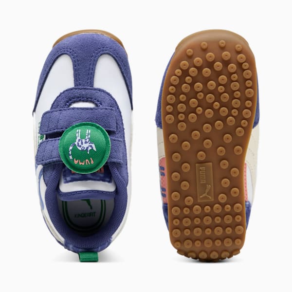 Tenis Easy Rider Cats Clib para bebés, PUMA White-Blue Crystal-Pink Fruit, extralarge