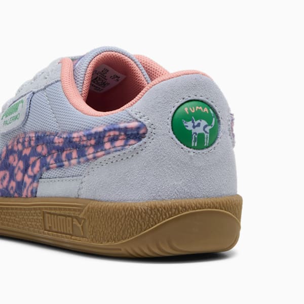 Tenis Palermo Cats Club para niños, Cool Weather-Blue Crystal-Pink Fruit, extralarge