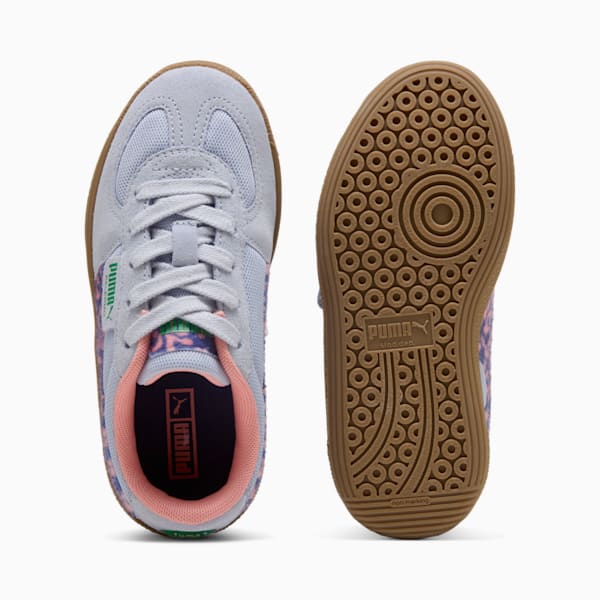 Tenis Palermo Cats Club para niños, Cool Weather-Blue Crystal-Pink Fruit, extralarge