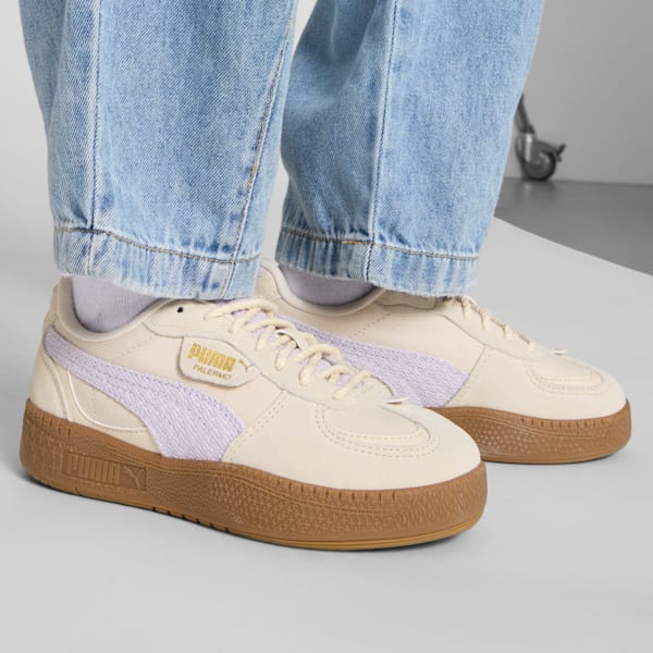 Tenis Palermo Moda Summer Feels para adolescentes, Alpine Snow-Lilac Frost, extralarge