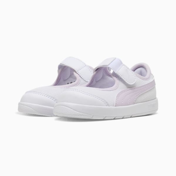 ベビー コートフレックス V3 LINA スニーカー 12-16cm, PUMA White-Lilac Frost, extralarge-JPN