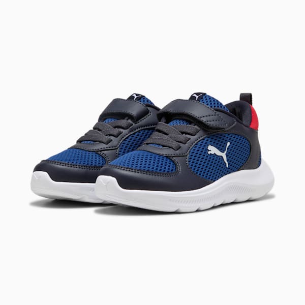 キッズ プーマ ファン レーサー 2 スニーカー 17-21cm, New Navy-PUMA White-Clyde Royal, extralarge-JPN