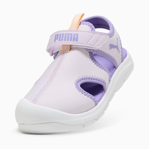 キッズ プーマ ファン レーサー サンダル 17-21cm, Lilac Frost-Lavender Alert, extralarge-JPN