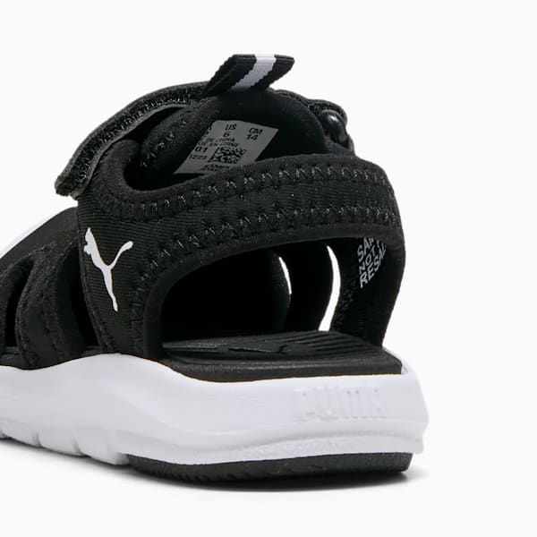 ベビー プーマ ファン レーサー サンダル 12-16.5cm, PUMA Black-PUMA White, extralarge-JPN
