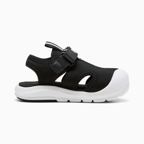 ベビー プーマ ファン レーサー サンダル 12-16.5cm, PUMA Black-PUMA White, extralarge-JPN