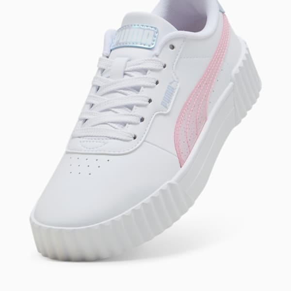 Carina 3.0 Blurry Dreams Big Kids' Sneakers, PUMA White-Rose Mauve-Cool Weather, extralarge