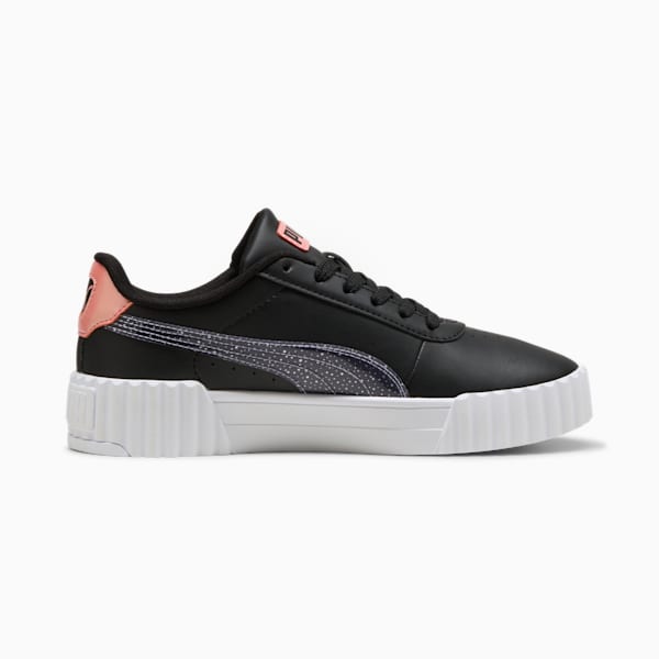 Sneakers Carina 3.0 Blurry Dreams Enfant et adolescent, PUMA Black-Lavender Alert-Pink Fruit, extralarge