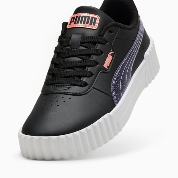 Sneakers Carina 3.0 Blurry Dreams Enfant et adolescent, PUMA Black-Lavender Alert-Pink Fruit, extralarge