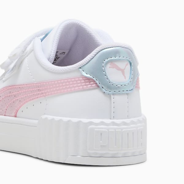 Tenis Carina 3.0 Blurry Dreams para niñas, PUMA White-Rose Mauve-Cool Weather, extralarge