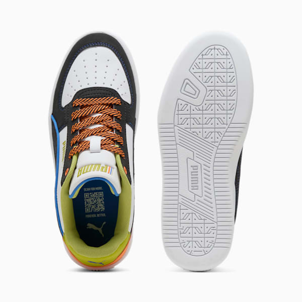 Caven 2.0 Starblitz Big Kids' Sneakers, PUMA White-Sea Kelp-Orange Glo, extralarge