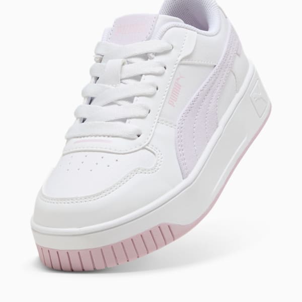 Tenis para niños Carina Street Beach Florals, PUMA White-Lilac Frost-Rose Mauve, extralarge