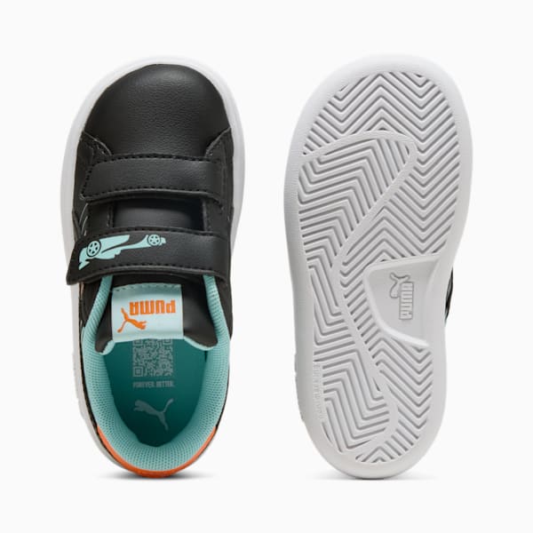 Smash 3.0 Poised 2 Race Toddlers' Sneakers, PUMA White-Safe Lake, extralarge