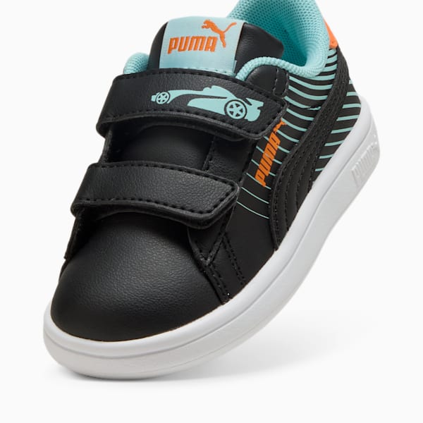 Smash 3.0 Poised 2 Race Toddlers' Sneakers, PUMA White-Safe Lake, extralarge