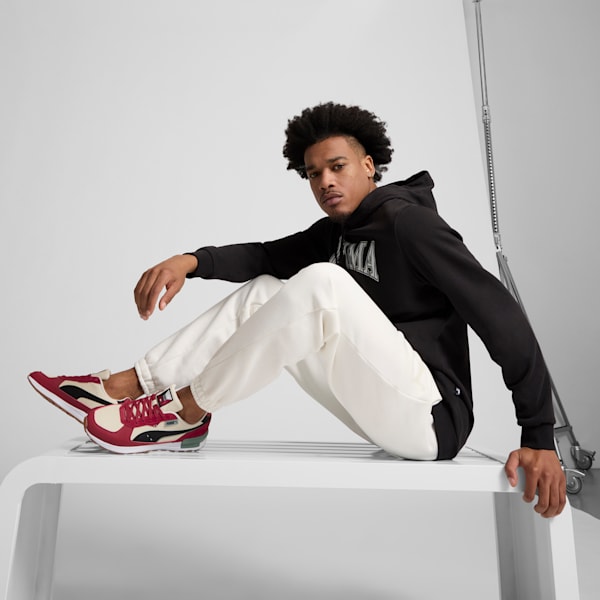 Graviton Greenside Men's Sneakers, Alpine Snow-PUMA Black-Dark Crimson, extralarge