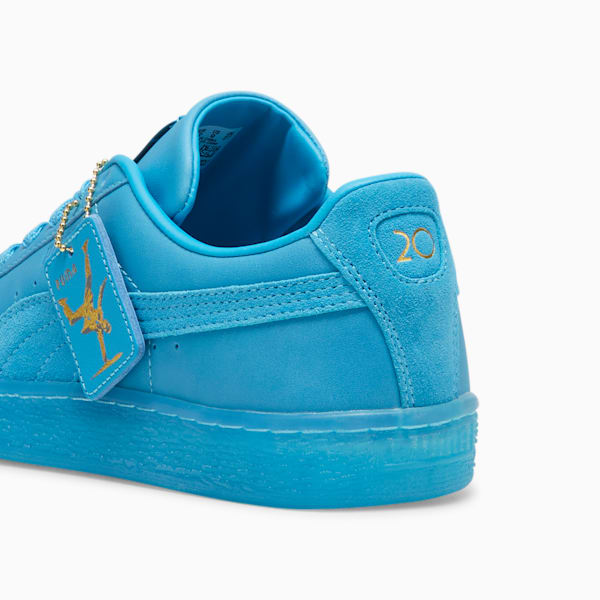 PLAY LOUD Suede Sneakers, Speed Blue-Gold, extralarge