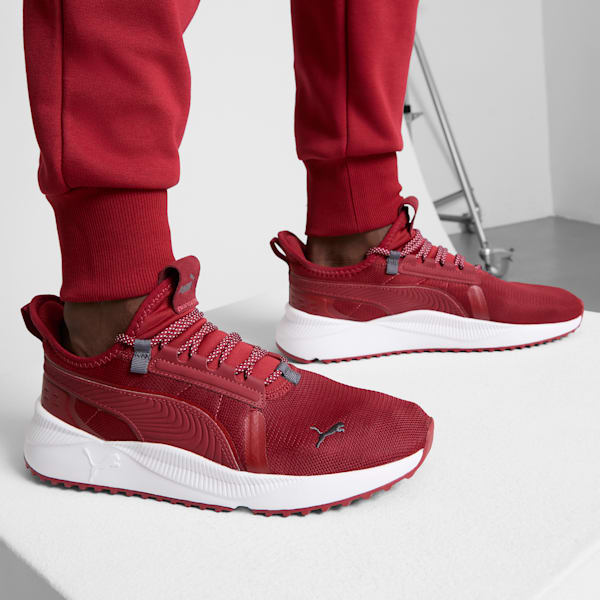 Pacer Future Street Speckle Men's Sneakers, Intense Red-Intense Red-Galactic Gray, extralarge