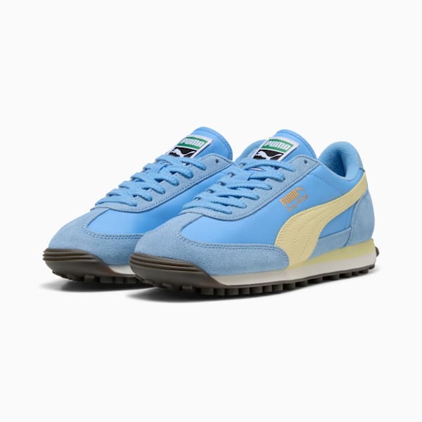 Easy Rider Vintage Women's Sneakers, Team Light Blue-Gold Moon, extralarge