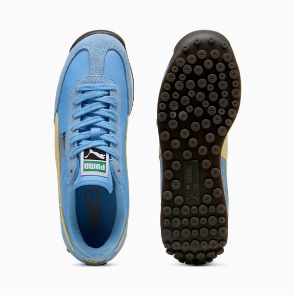Easy Rider Vintage Women's Sneakers, Team Light Blue-Gold Moon, extralarge