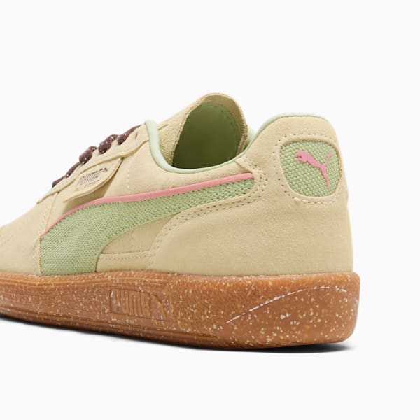 Tenis Palermo Cannoli Zapatillas para mujer, Creamy Vanilla-Pistachio Green-Gum, extralarge