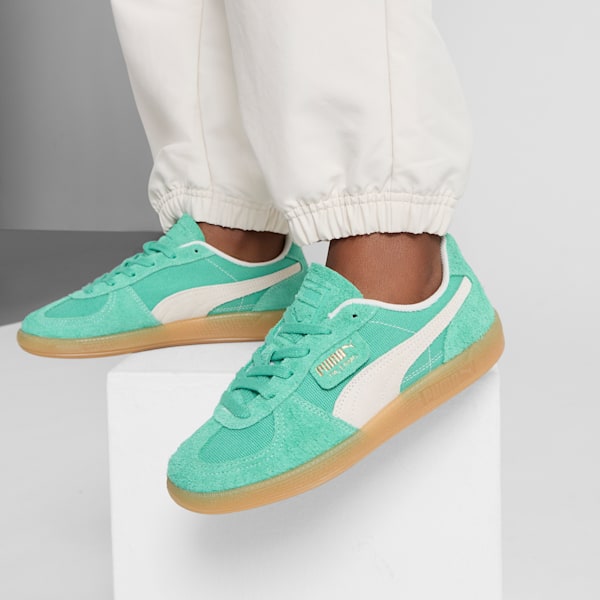 Palermo Vintage Women's Sneakers, Jade Frost-Frosted Ivory-Gum, extralarge