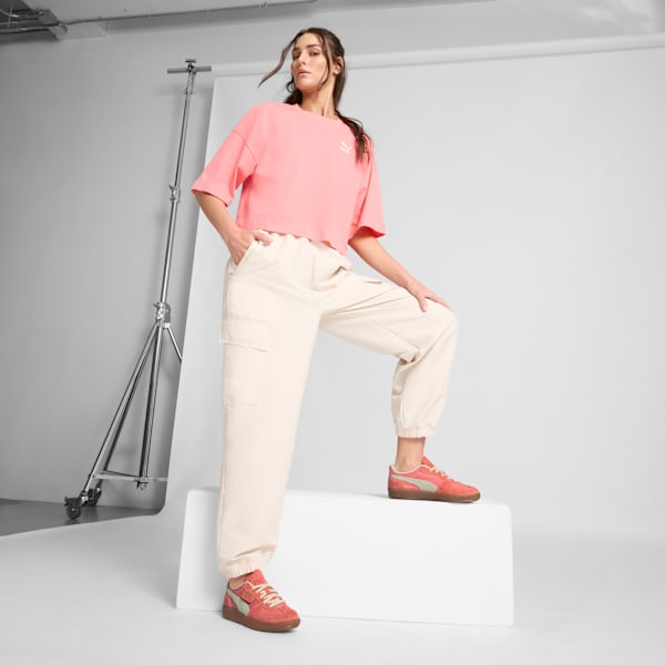 Palermo Vintage Women's Sneakers, Peach Frost-Creamy Vanilla, extralarge