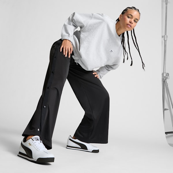 Roma 24 Standard Women's Sneakers, PUMA White-PUMA Black-Puma Team Gold, extralarge
