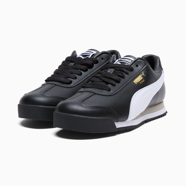 Tenis para mujer Roma 24 Standard, PUMA Black-PUMA White-Smokey Gray, extralarge
