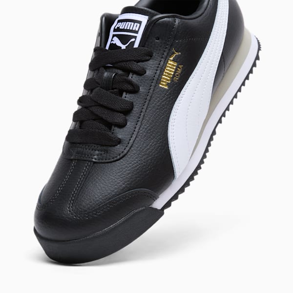 Tenis para mujer Roma 24 Standard, PUMA Black-PUMA White-Smokey Gray, extralarge