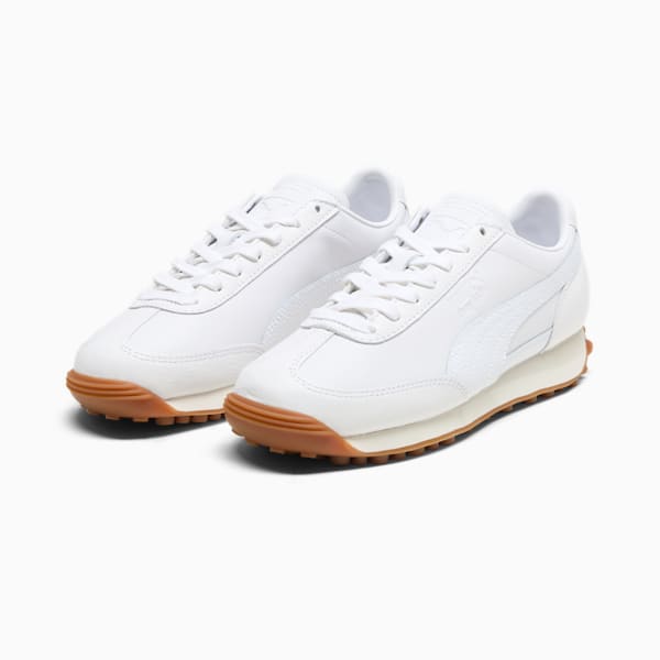 Tenis de cuero para mujer Easy Rider, PUMA White-Frosted Ivory, extralarge