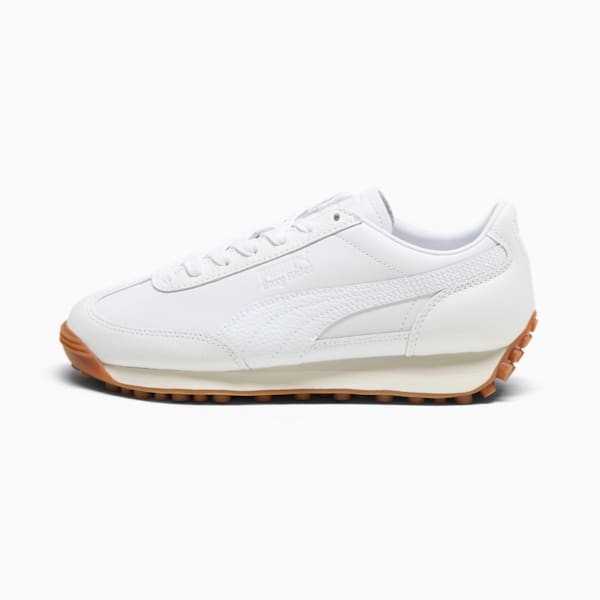 Easy Rider Leather Women's Sneakers, PUMA White-Frosted Ivory, extralarge