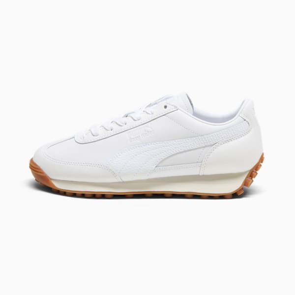 Tenis de cuero para mujer Easy Rider, PUMA White-Frosted Ivory, extralarge