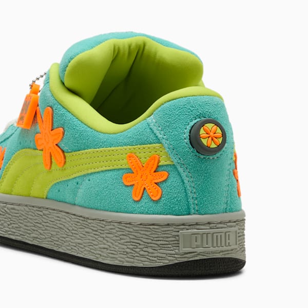 Tenis Suede XL Scooby Doo Unisex, Lime Smash-Aquatic-Heat Fire, extralarge