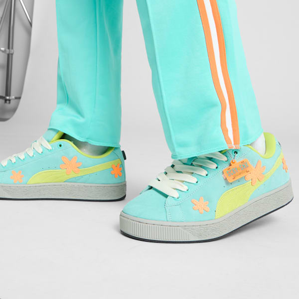 Tenis Suede XL Scooby Doo Unisex, Lime Smash-Aquatic-Heat Fire, extralarge