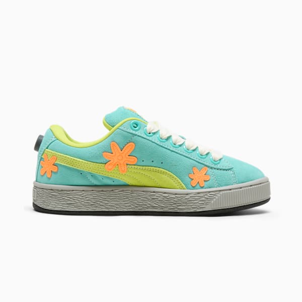 Tenis Suede XL Scooby Doo para jóvenes, Lime Smash-Aquatic-Heat Fire, extralarge