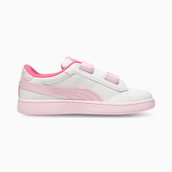 Smash Dynoblast Kids' Durable Sneakers, PUMA White-Whisp Of Pink-Magic Rose, extralarge-IND