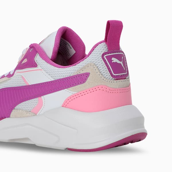 X-Ray Prism Youth Shoes, PUMA White-Wild Berry-Pink Lilac, extralarge-IND