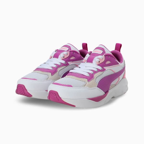 X-Ray Prism Youth Shoes, PUMA White-Wild Berry-Pink Lilac, extralarge-IND