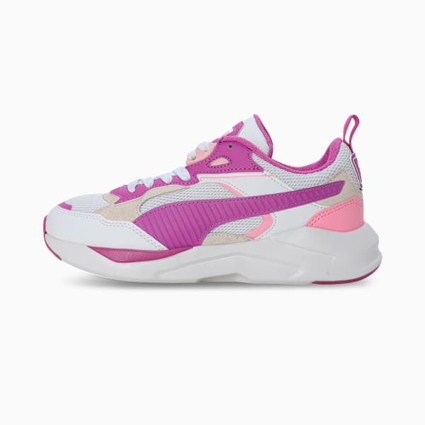 X-Ray Prism Youth Shoes, PUMA White-Wild Berry-Pink Lilac, extralarge-IND