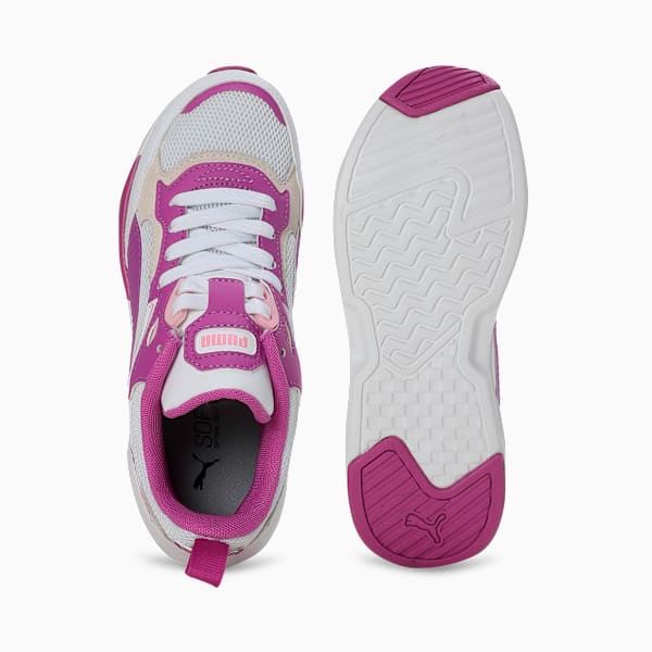 X-Ray Prism Youth Shoes, PUMA White-Wild Berry-Pink Lilac, extralarge-IND